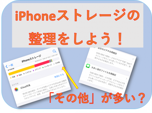 Iphoneの空き容量の増やし方と その他データ が多い時の対処法 Icracked 修理スタッフブログ